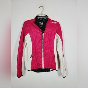 Swix Pink and White Jacket, Size Small